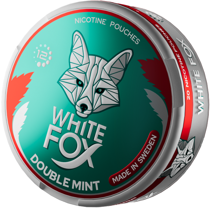 White Fox - 12 Mg Double Mint image 2