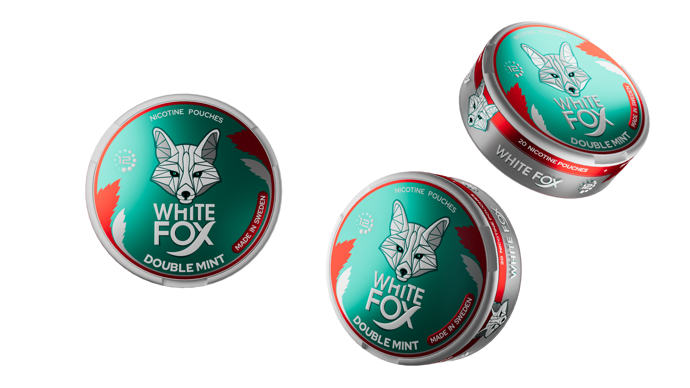 White Fox - 12 Mg Double Mint image 4