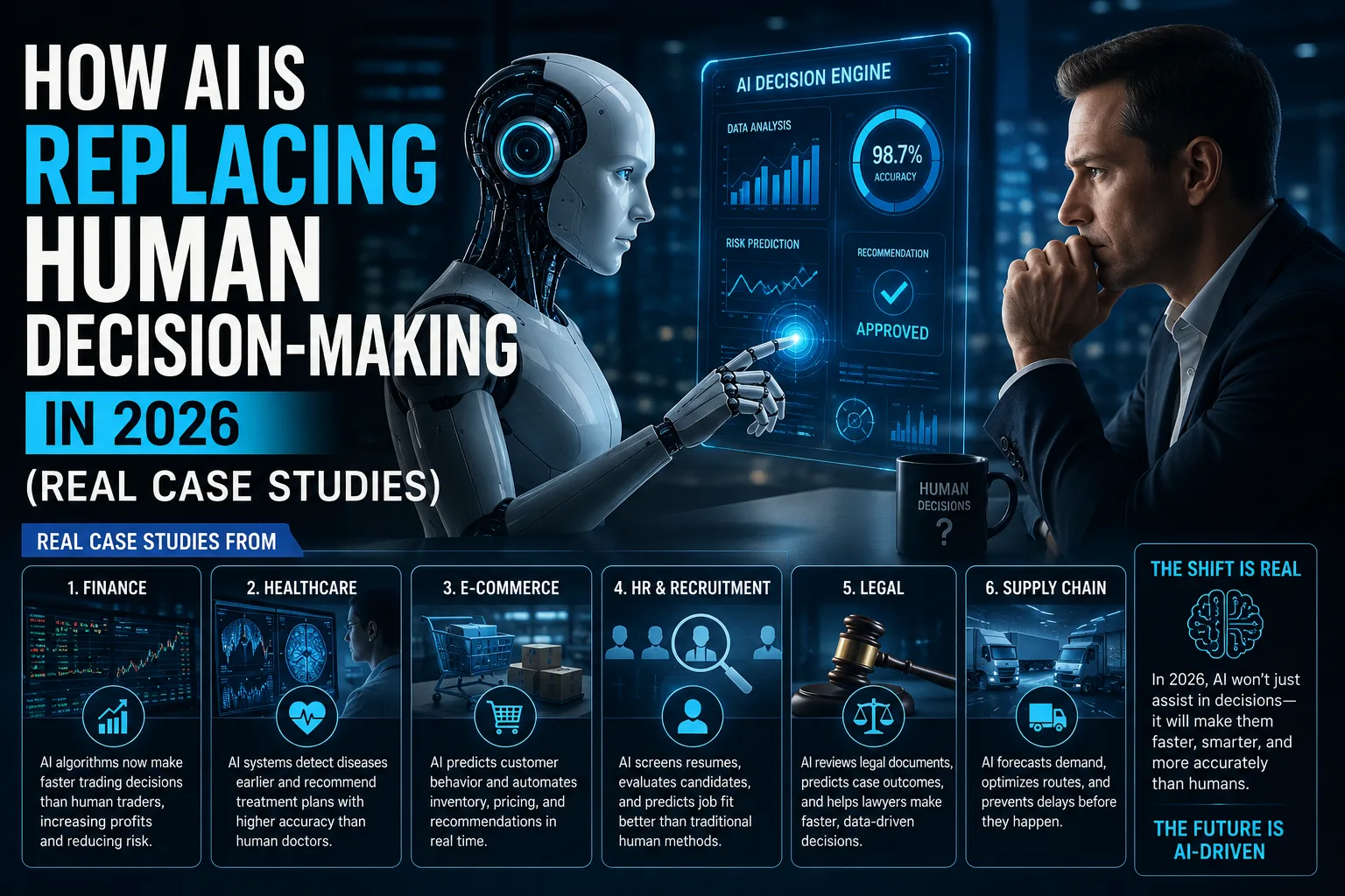 How AI Is Replacing Human Decision-Making in 2026 (Real Case Studies)