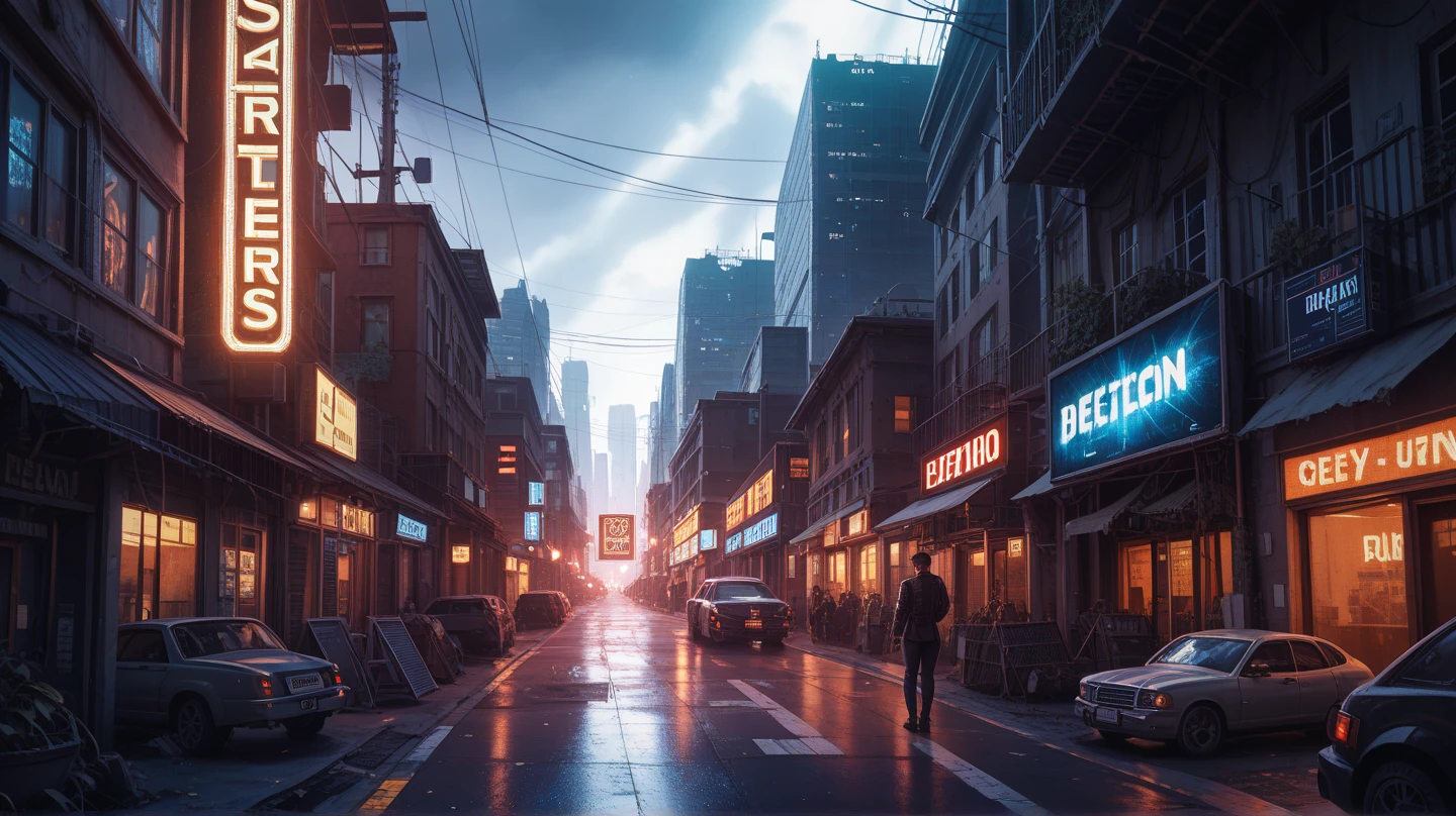 Detroit city in the 80s