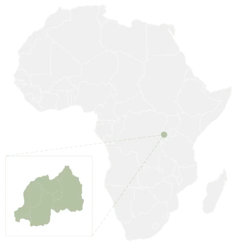 Map of Rwanda