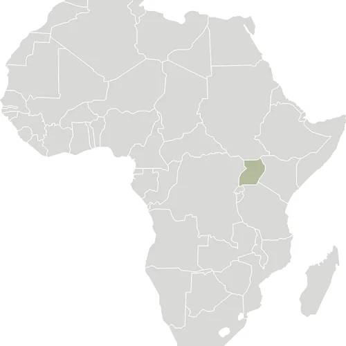 Map of Uganda
