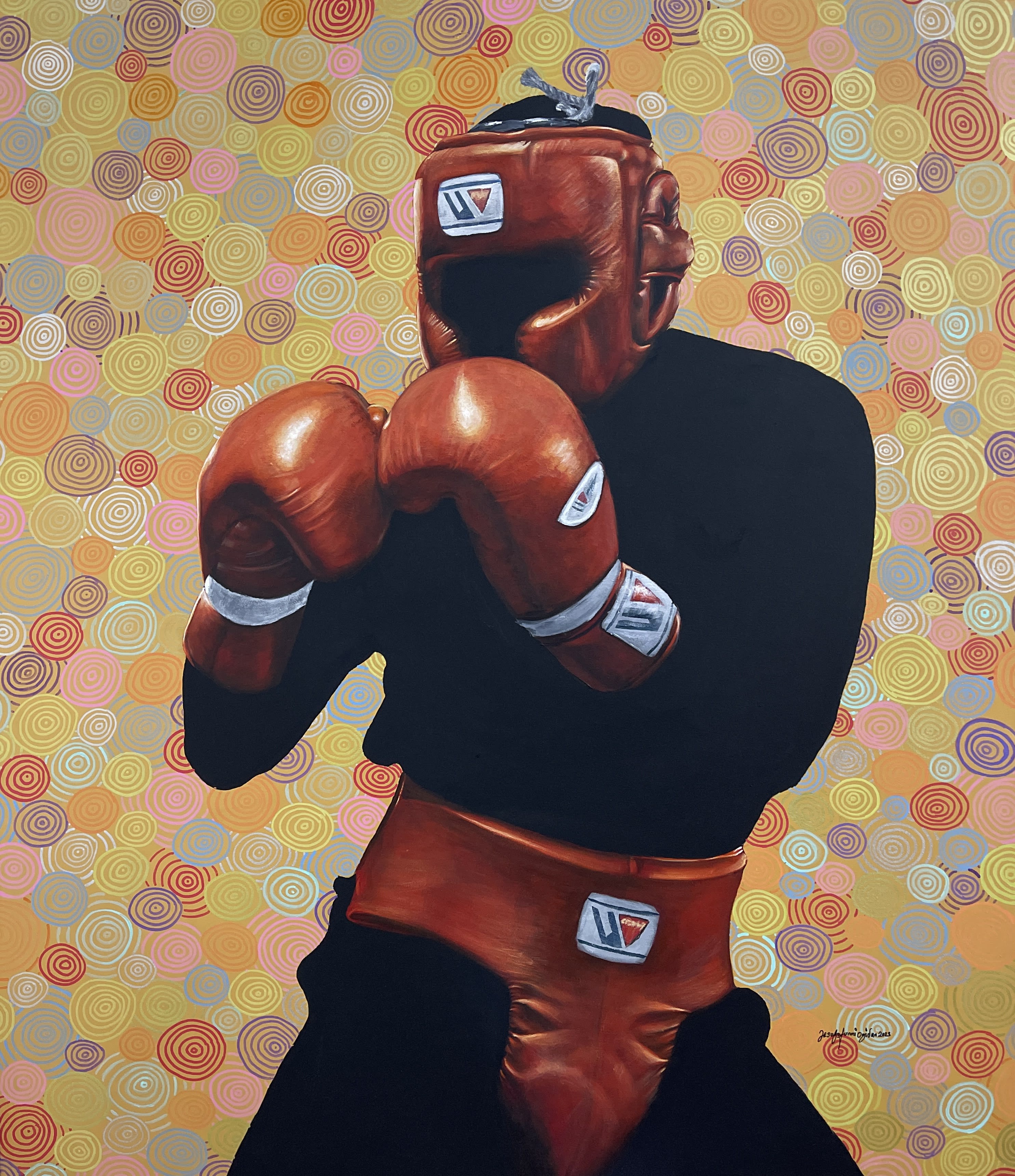 I therefore so run II, Acrylic on Canvas, 2023
