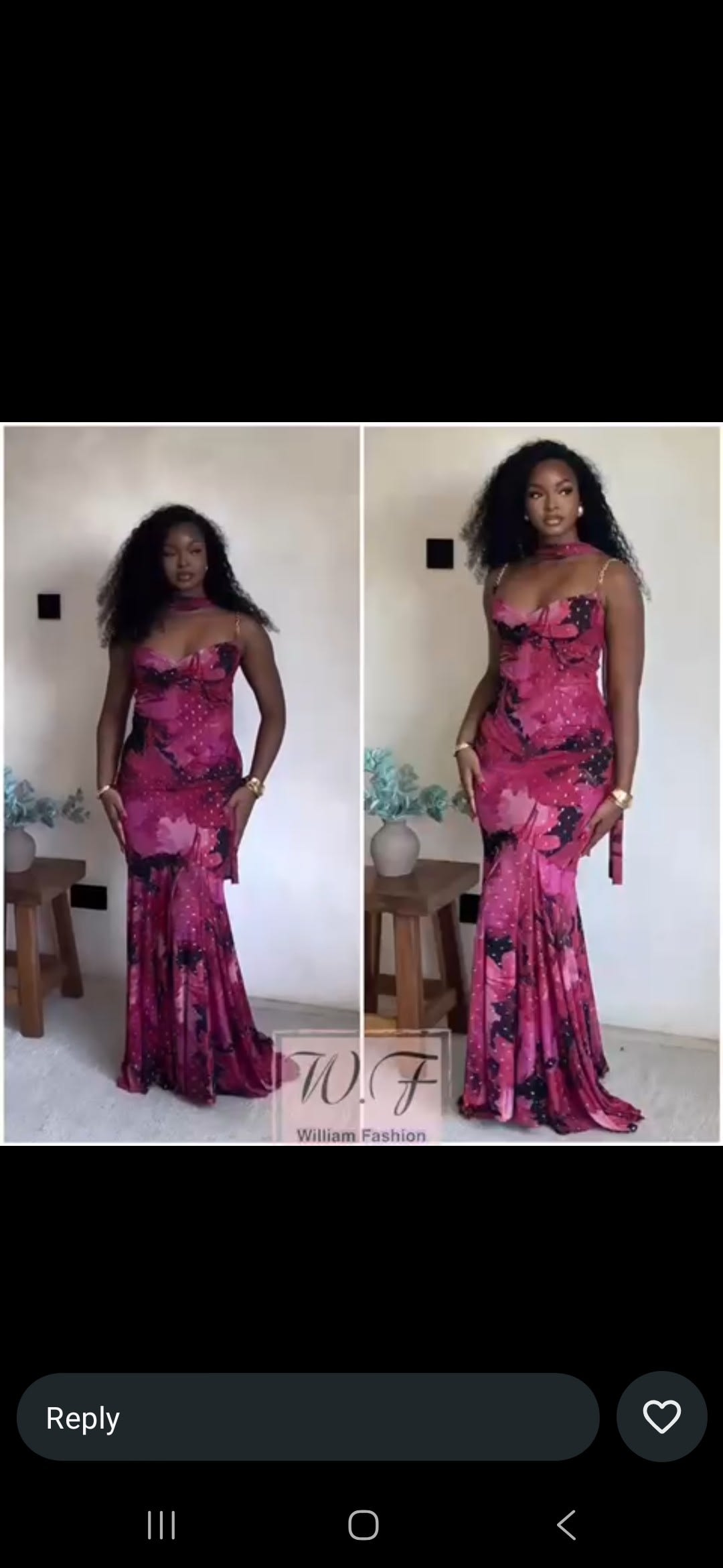 Floral Corset Choker Maxi Dress