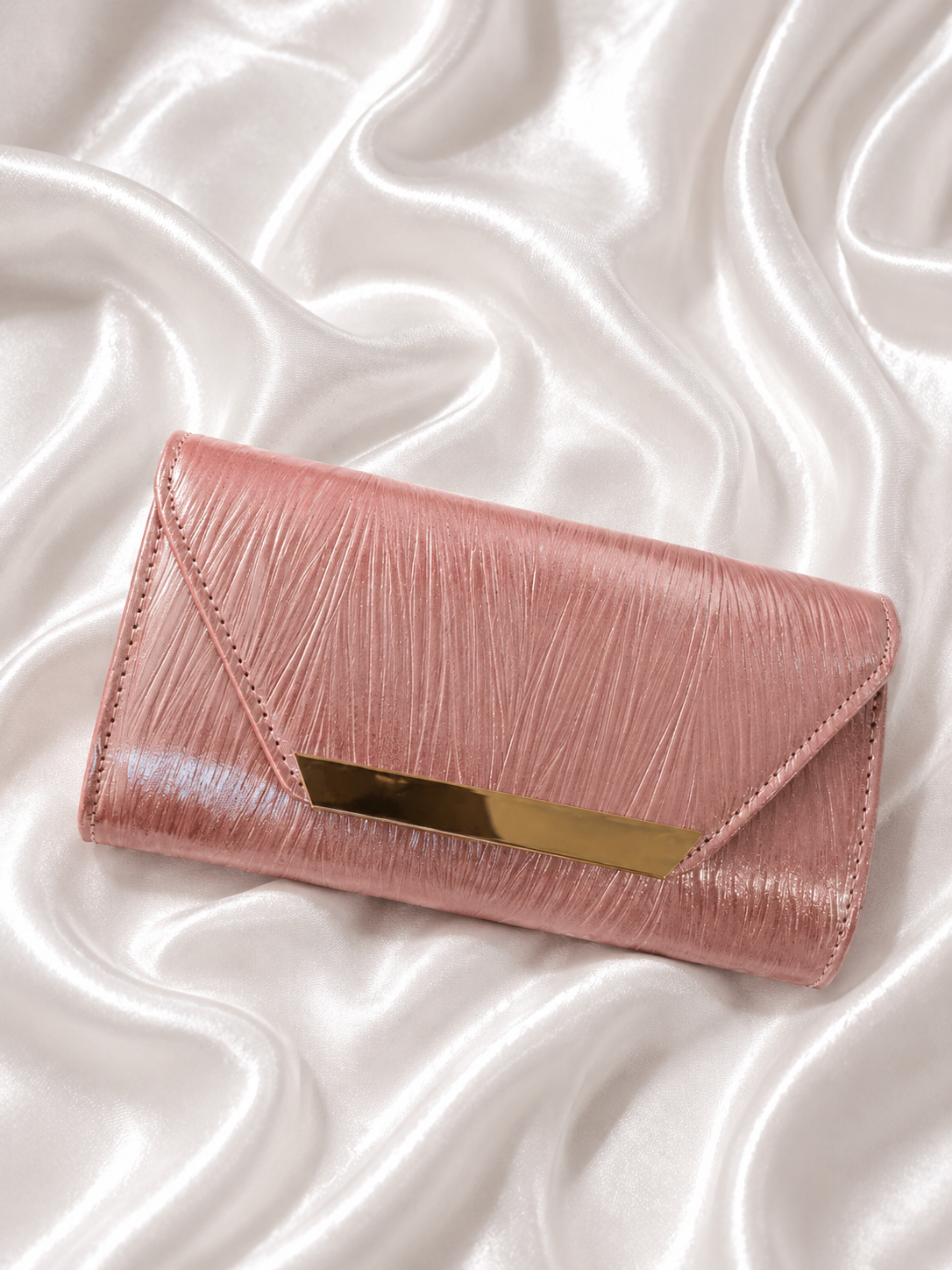 Pleated Envelope Clutch
