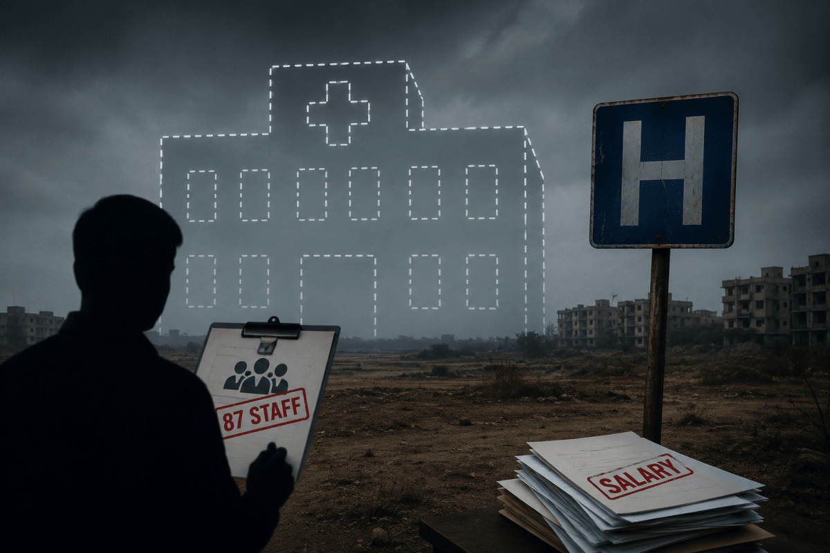 No Land, No Building — But 87 Staff on the Books for Six Years at Indore's Hospital That Doesn't Exist