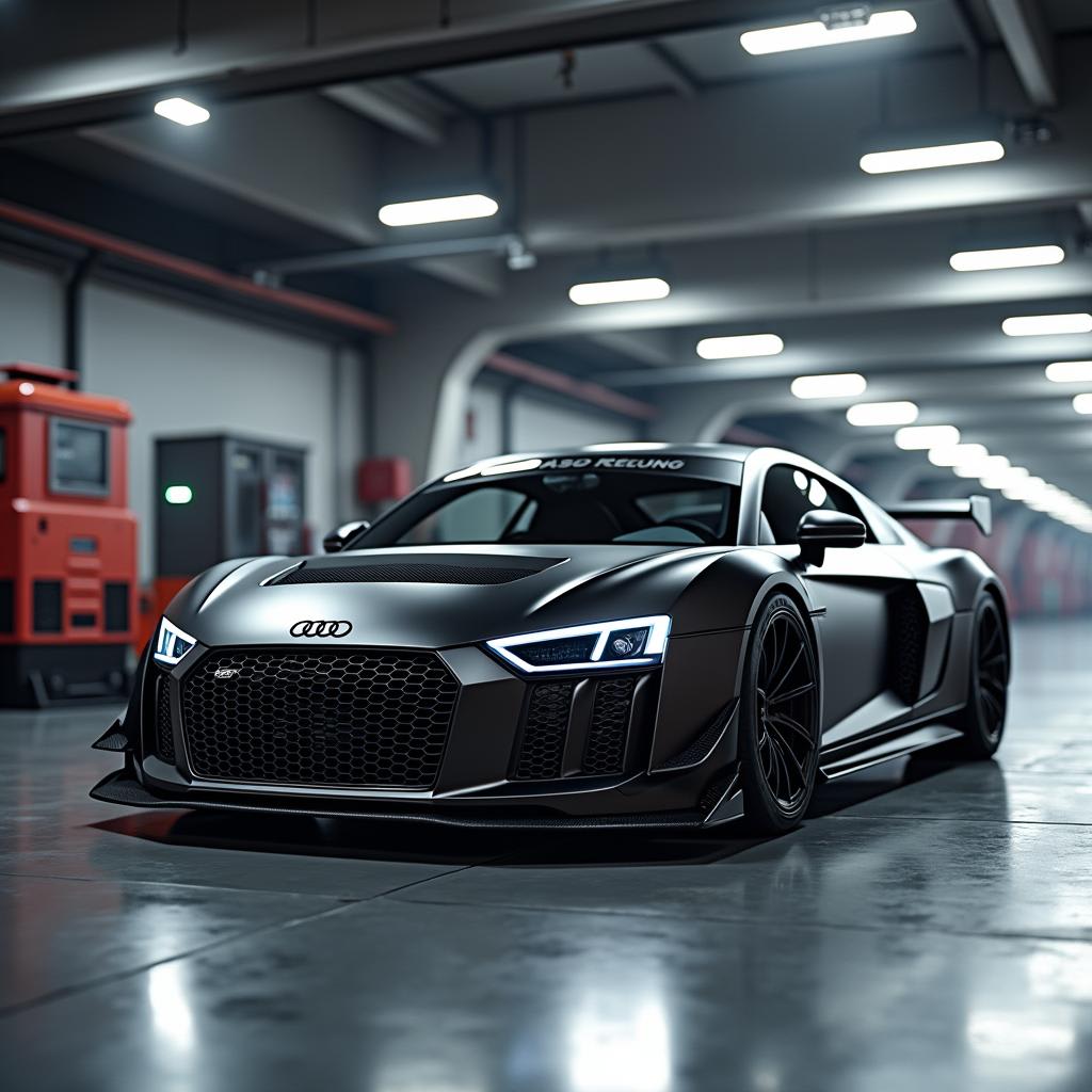 Audi R8 high-performance sports car with sleek design and powerful engine