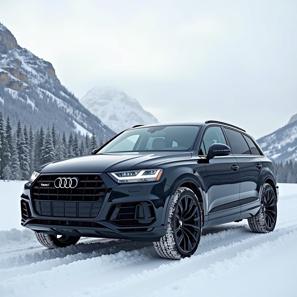 Audi Q7 full-size SUV with spacious interior and advanced safety features