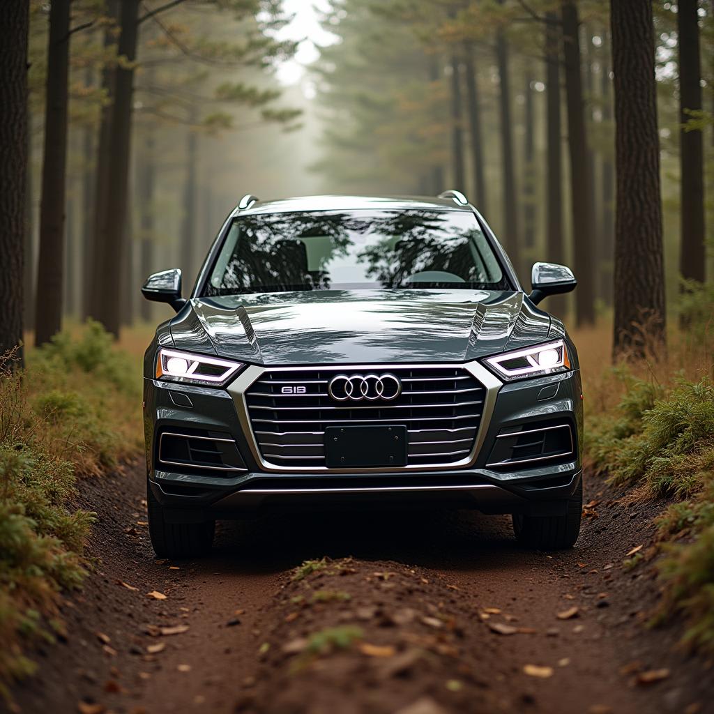 Audi Q5 midsize SUV with balanced performance and luxury amenities