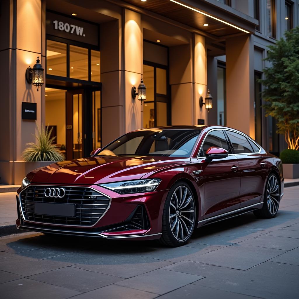 Audi A8 flagship sedan with premium features and superior comfort