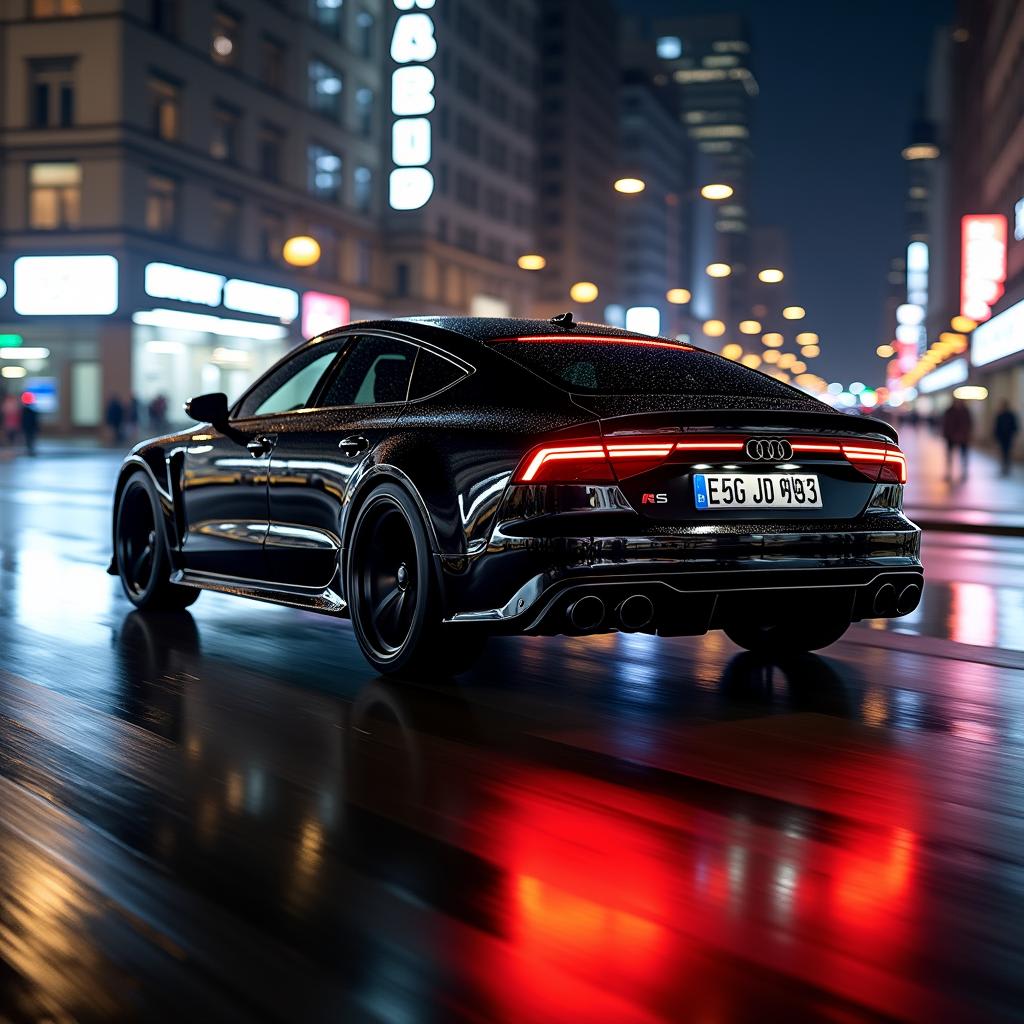 Audi RS7 high-performance sportback with aggressive styling and powerful engine