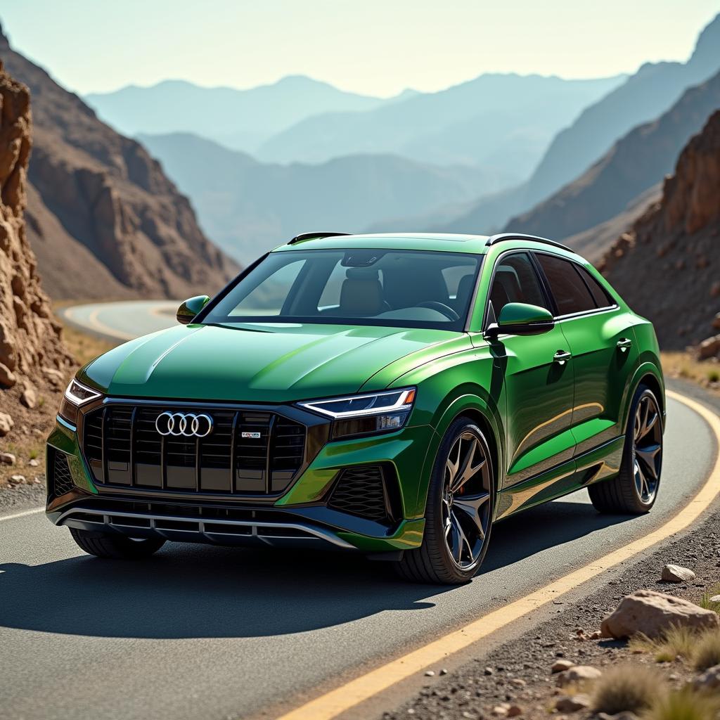 Audi SQ8 performance SUV with dynamic design and advanced technology
