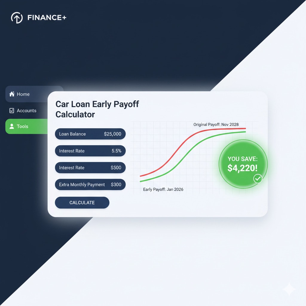 Car Loan Early Payoff Calculator