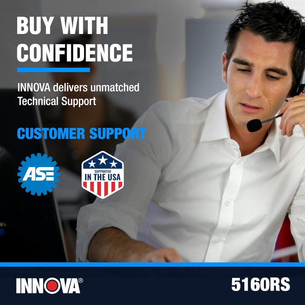 INNOVA 5160RS, OBD2 Bidirectional Scan Tool, OE-Level All System Diagnostics