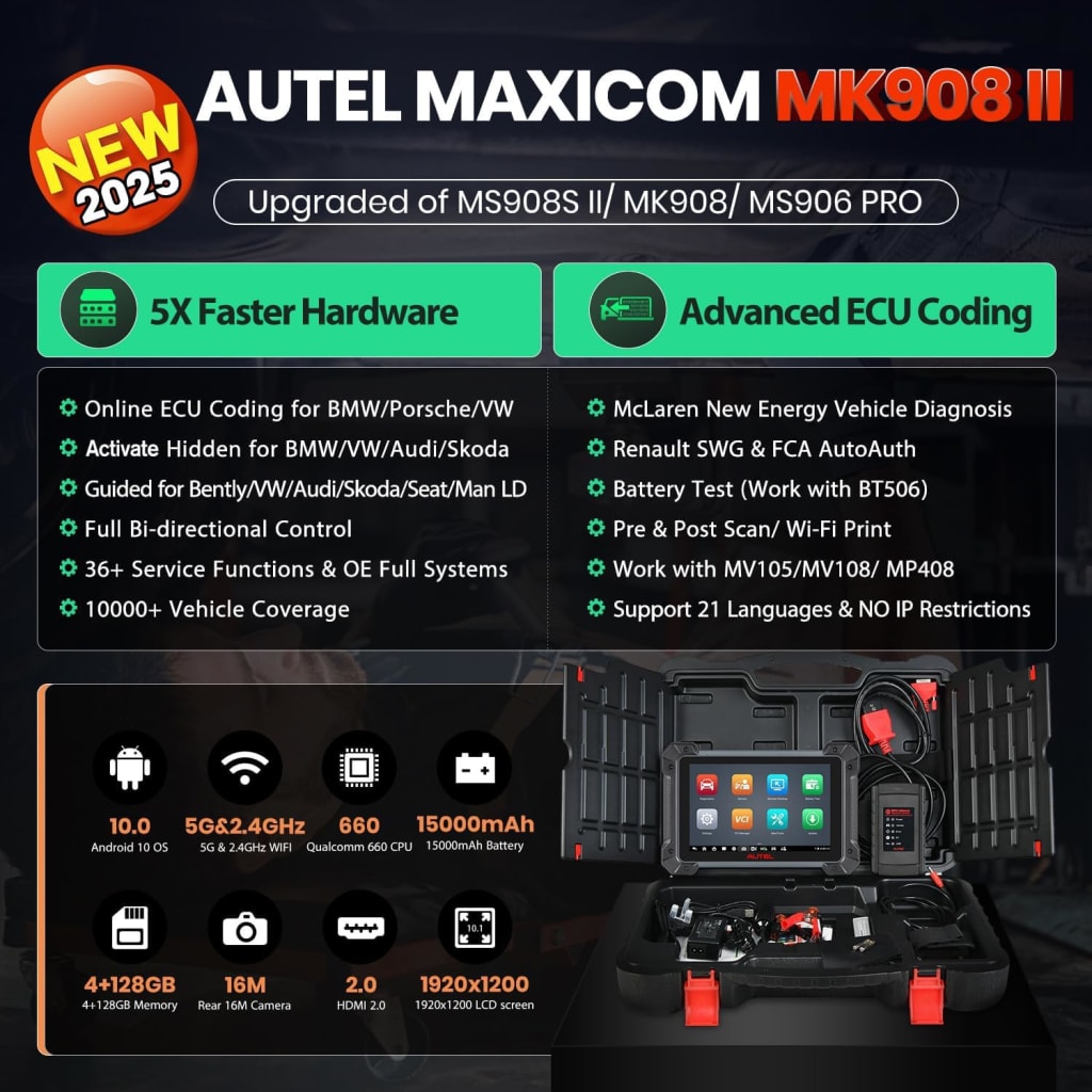 Autel MaxiCOM MK908 II Scanner