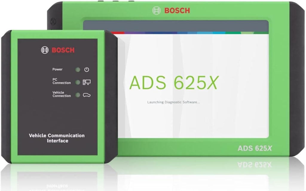 Bosch 3975 ADS 625x Next Generation Diagnostic Scan Tool with 10β High-Res Display, Full ADAS Capability, Wireless VCI, Multipurpose Docking Station, and Much More