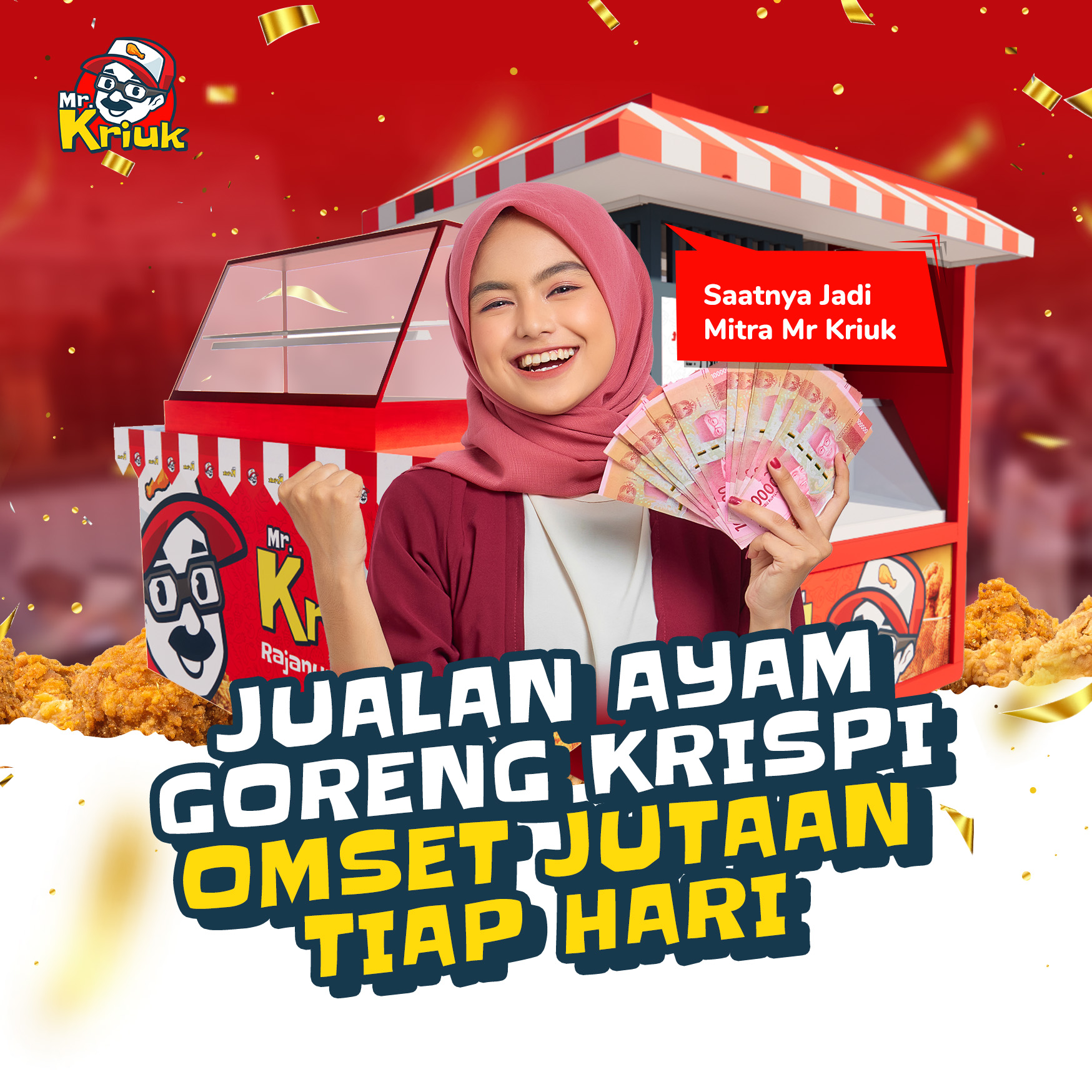 Situs Mr Kriuk Fried Chicken Kemitraan Dibawah 10 Juta - WooCommerce eCommerce