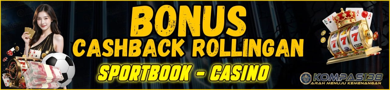 BONUS ROLLINGAN CASINO  & CASHBACK SPORTBOOK