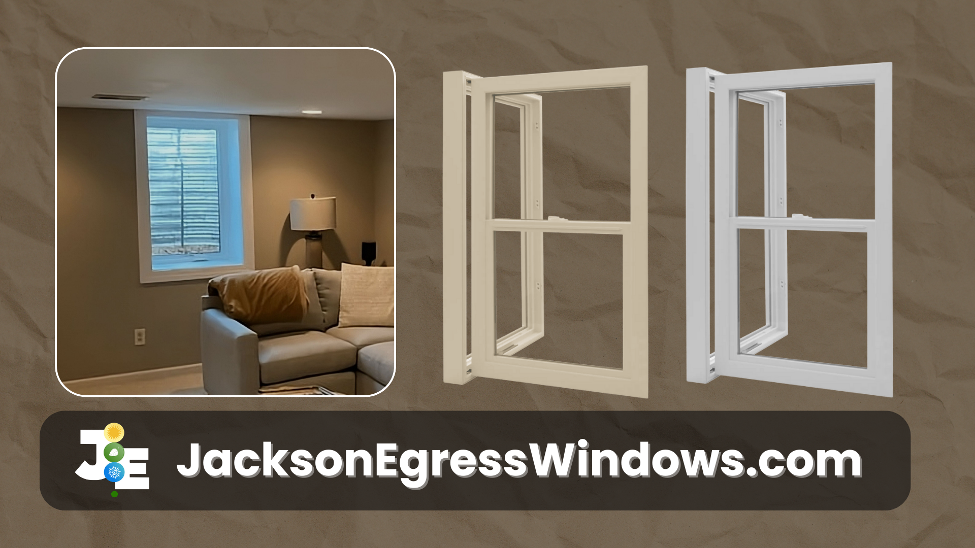 single-hung inswing casement basement egress window installed in your home