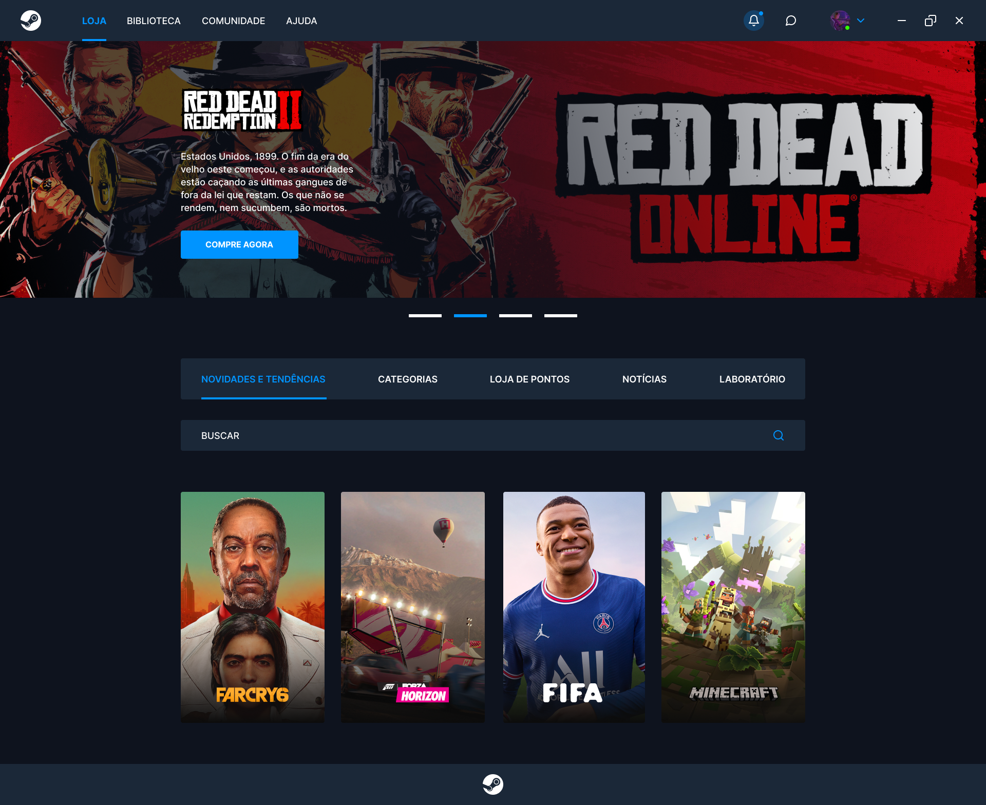 Codelândia - Steam Redesign