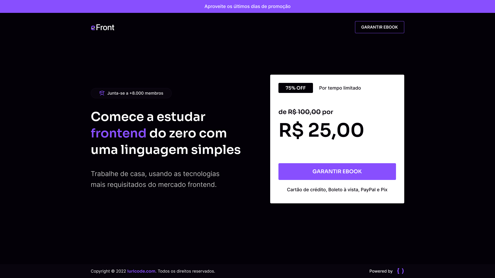 Codelândia - eFront