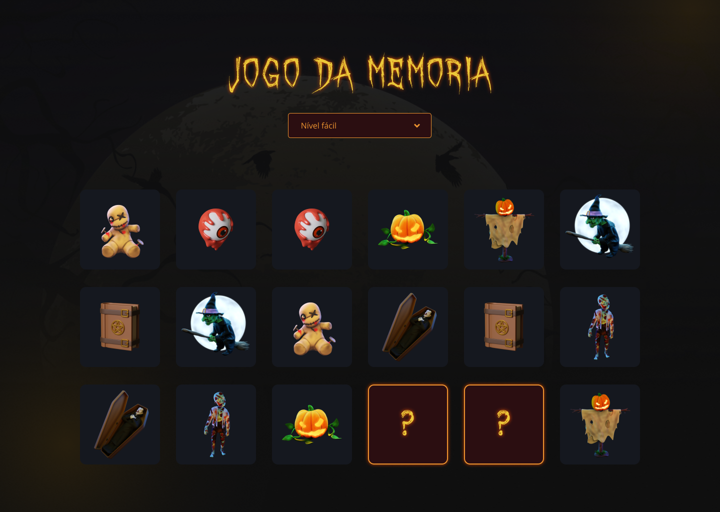 Codelândia - Jogo da Memória