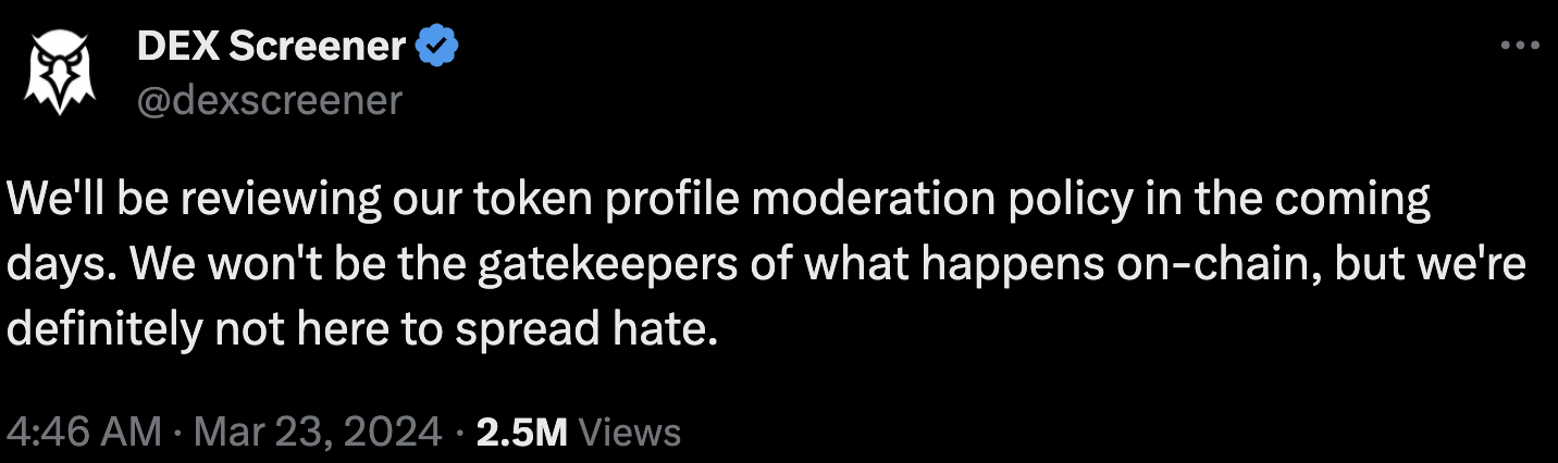 https://twitter.com/dexscreener/status/1771232117134905478