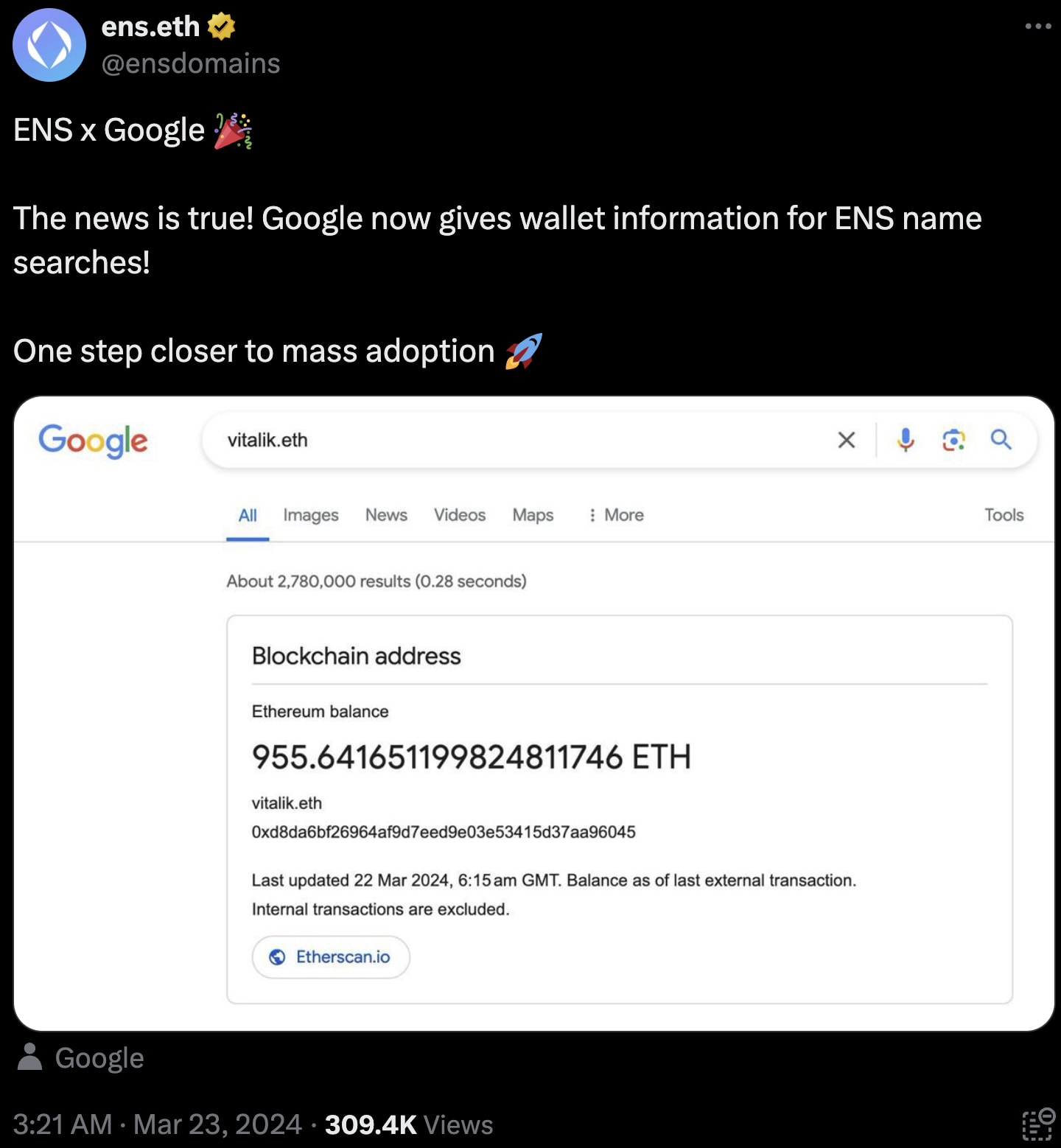 https://twitter.com/ensdomains/status/1771210725035549044