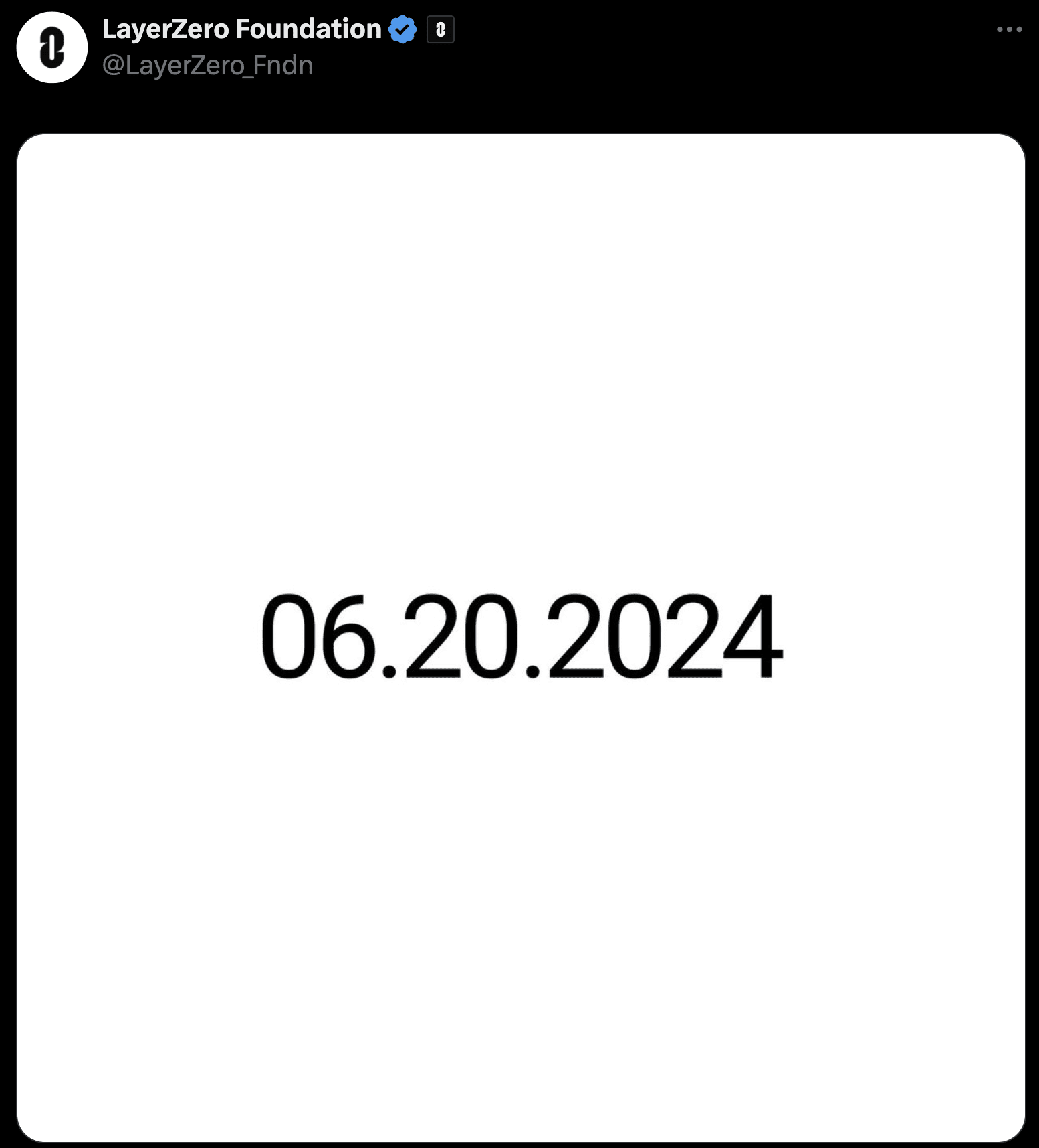 https://x.com/LayerZero_Fndn/status/1801657112734450168