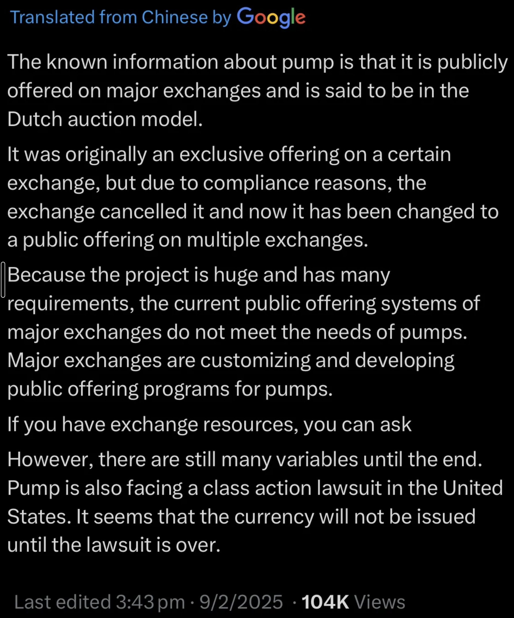 Translated post from Hebi555, Source: https://x.com/hebi555/status/1888448509755724054?s=46