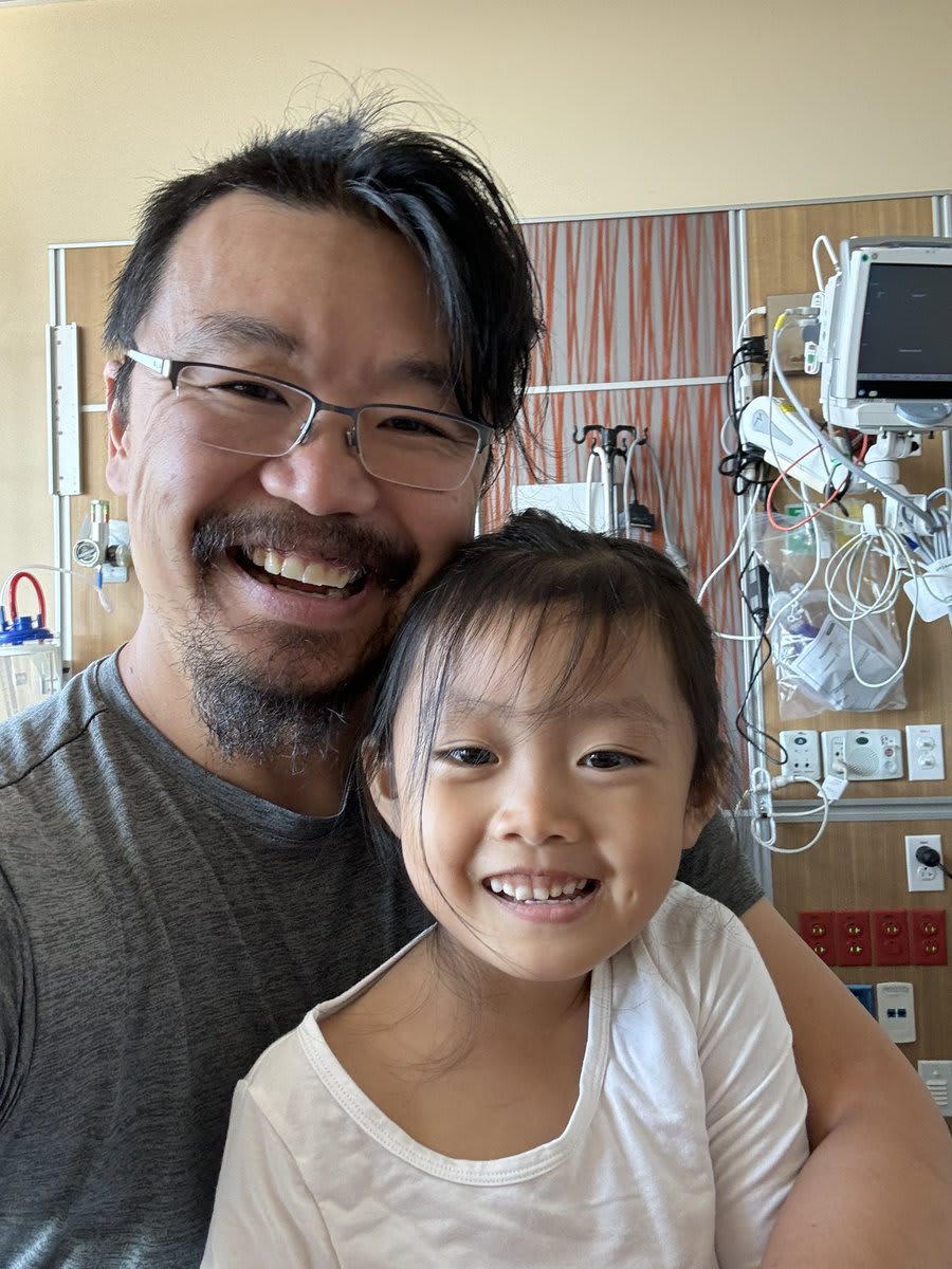 Mira and her father, Siqi Chen
