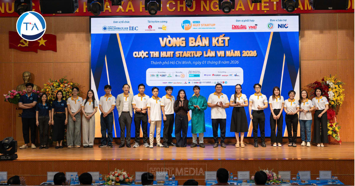 AgriTA lọt Top 37 dự án xuất sắc, chính thức tiến vào Chung kết HUIT Startup 2026