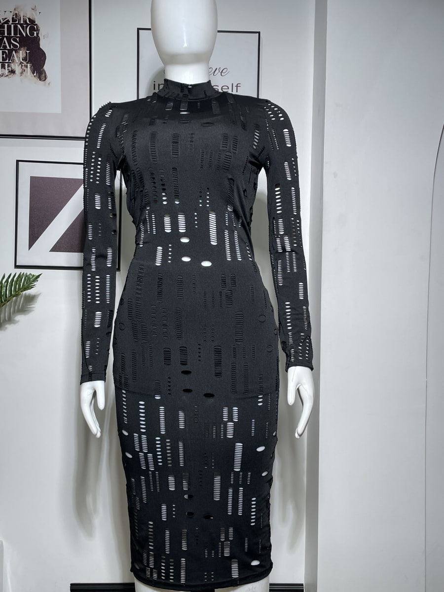 CHICME - 3 PIECE NET PARTY GOWN