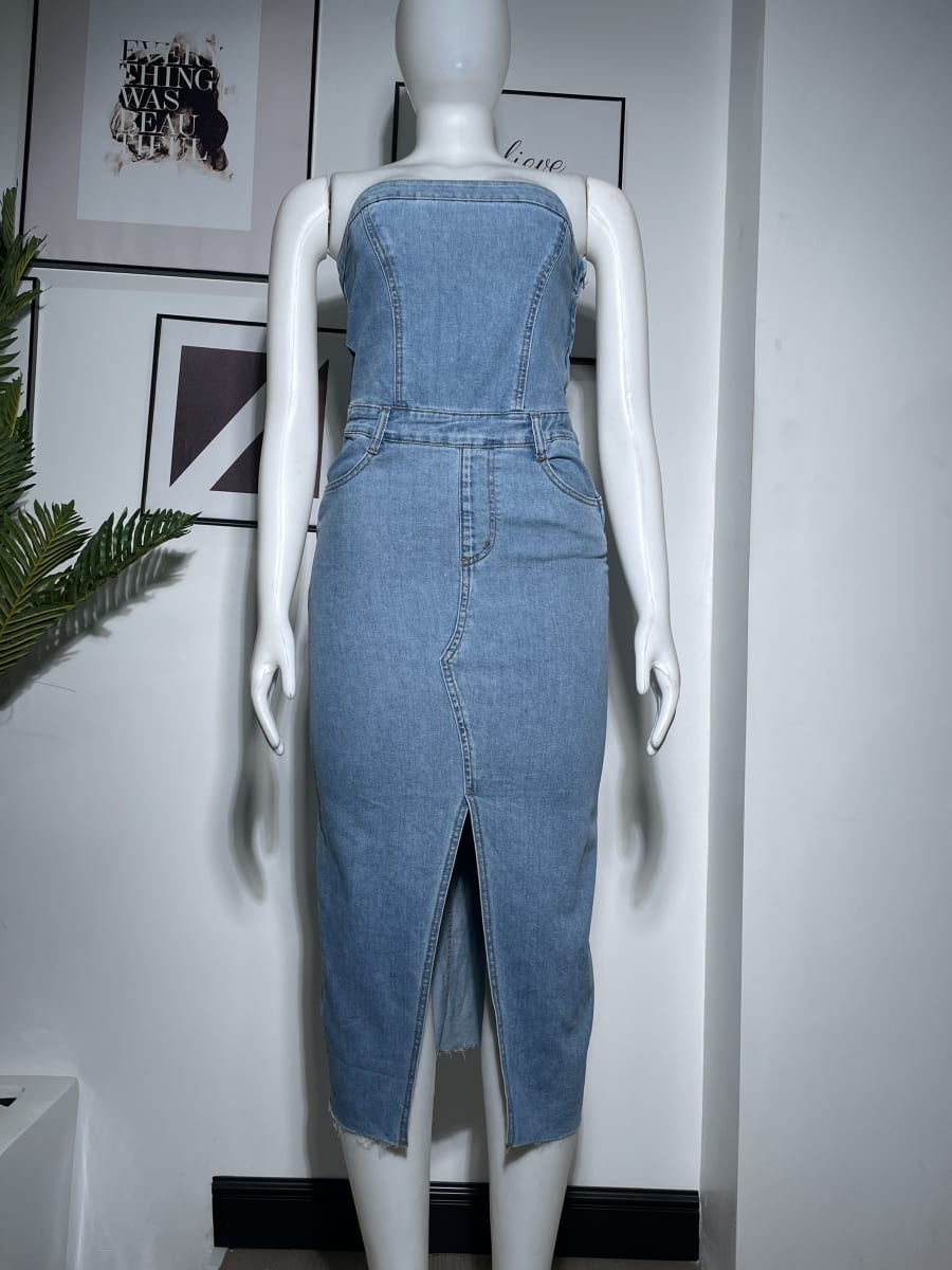 JEAN TUBE GOWN - FEMALE WEARS