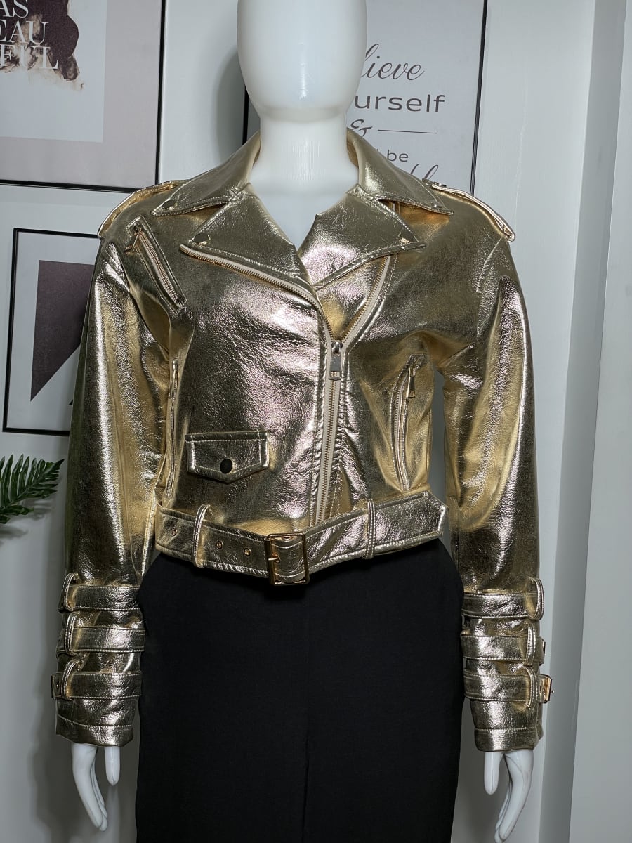 PLAN GOLD - LEATHER JACKET