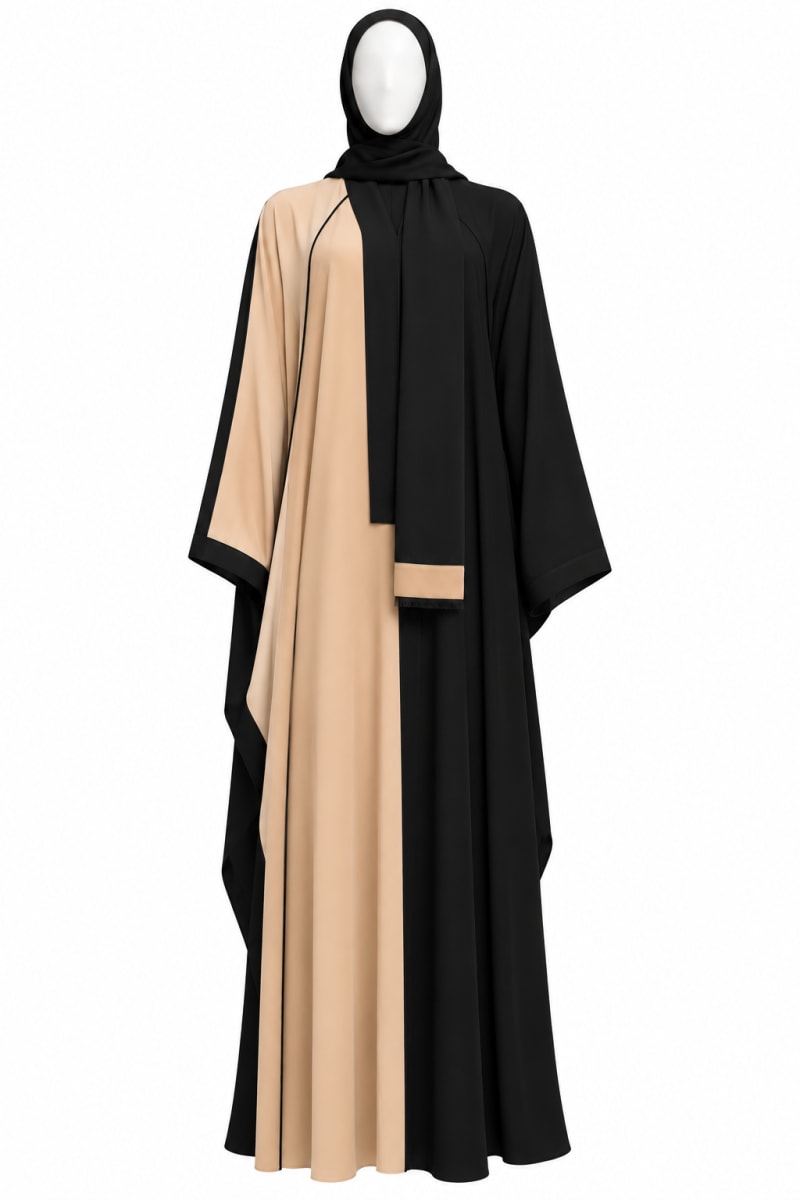 KATALIA - 3 TONED ABAYA 3