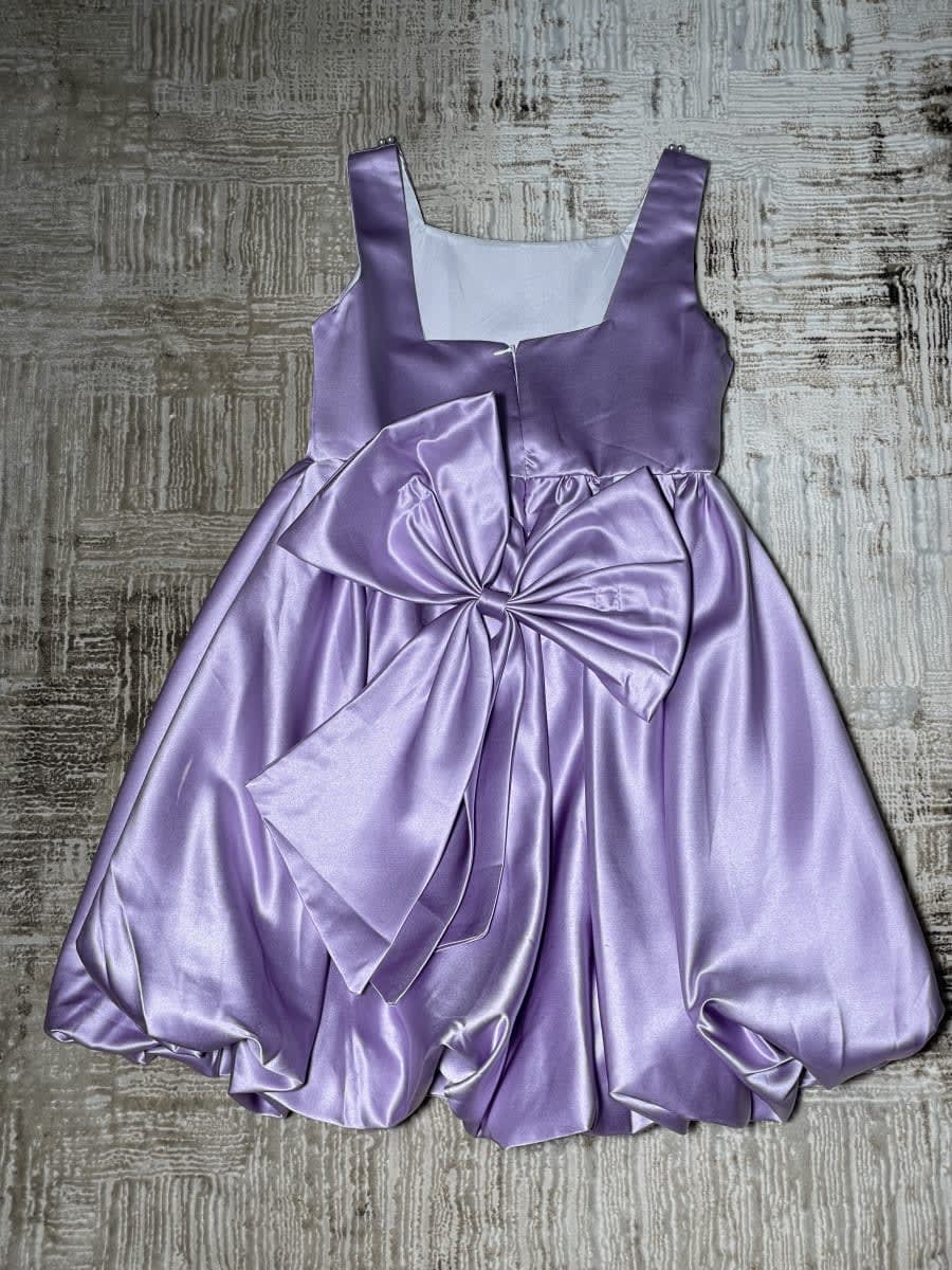 BEADED BALL GOWN & DETACHABLE BOW 3