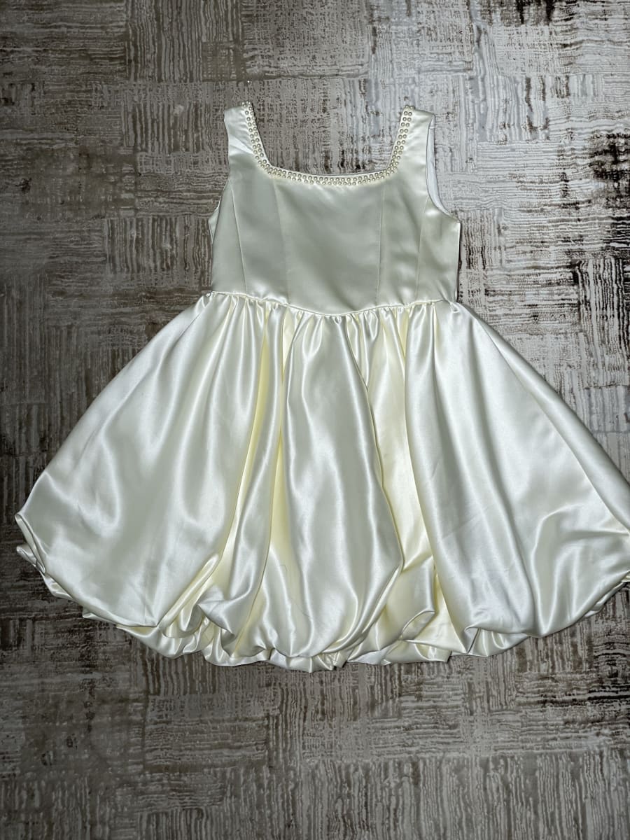 BEADED BALL GOWN & DETACHABLE BOW 2