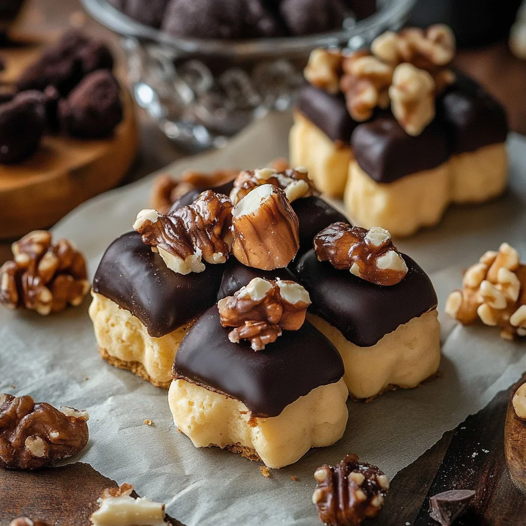 Omas Walnuss Marzipan-Plätzchen