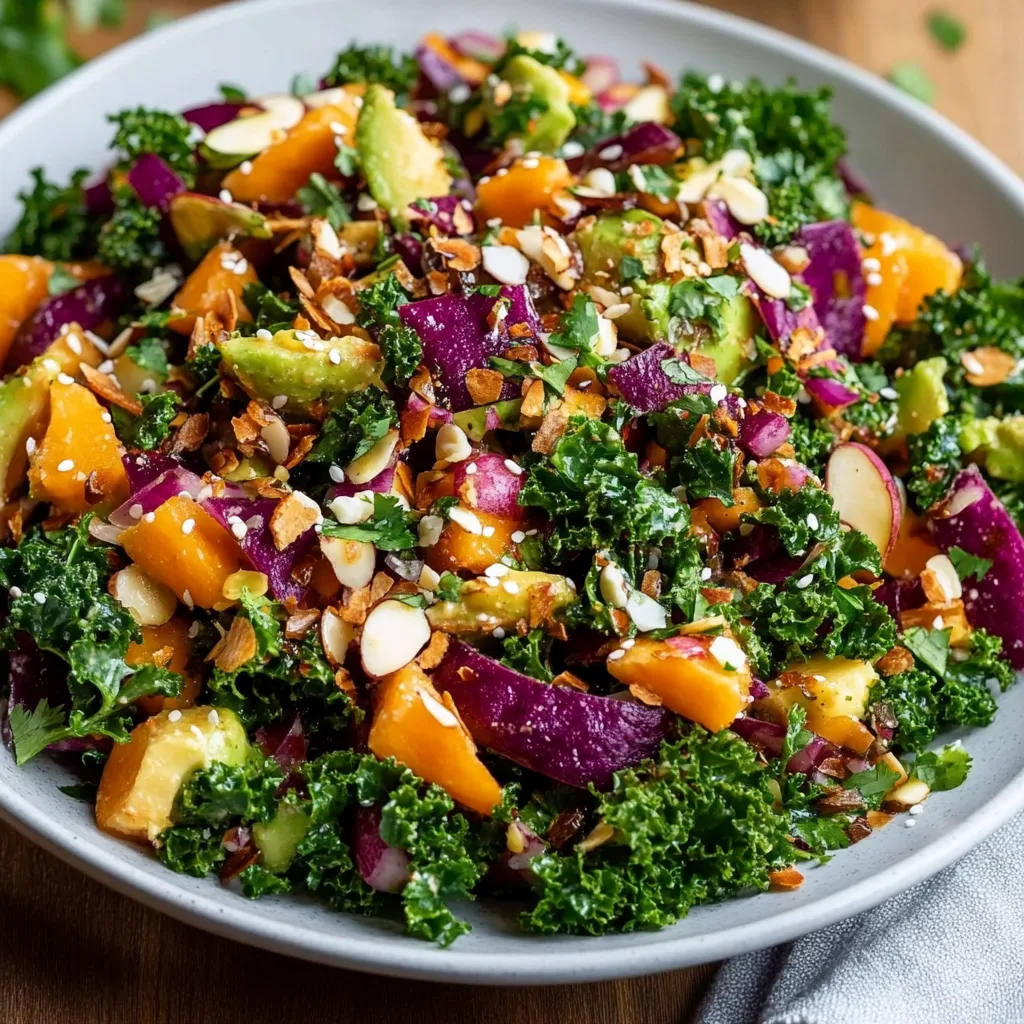 Knuspriger Grünkohl-Salat