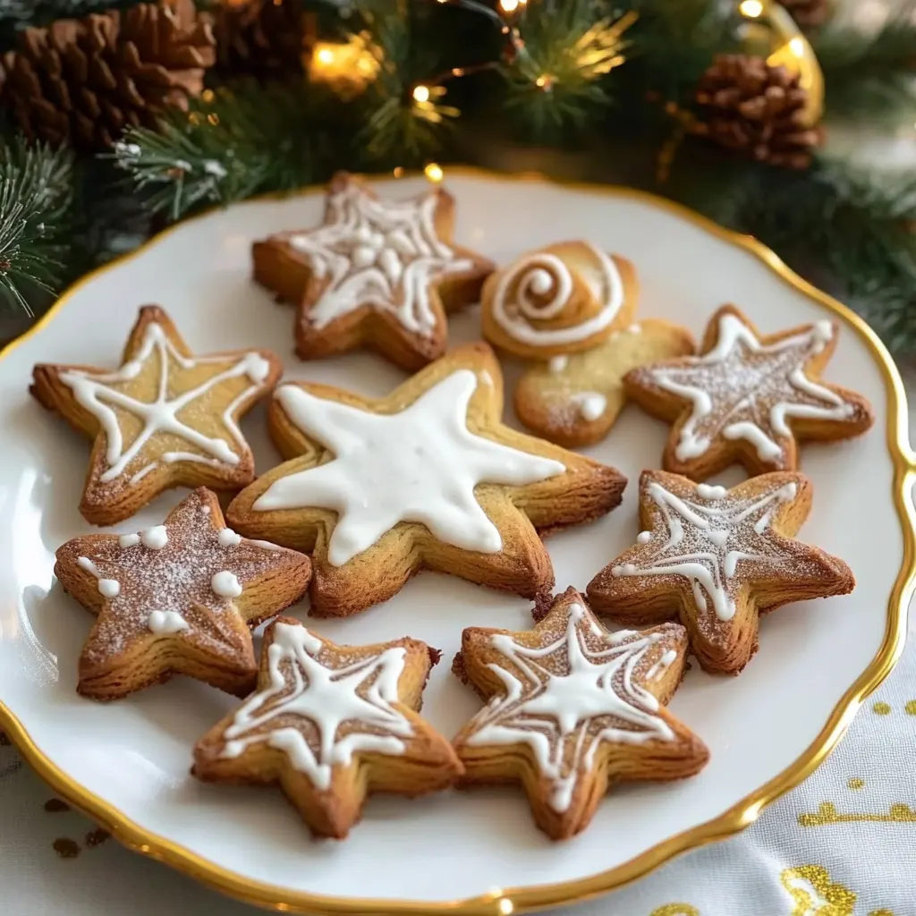 Festliche Blätterteig-Tannenbäume