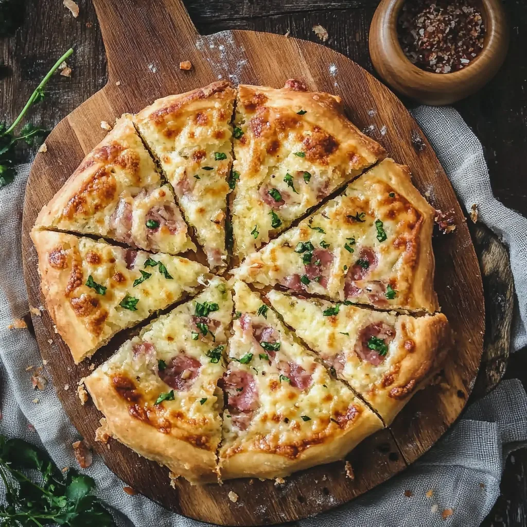 Flammkuchen Blätterteig Happen