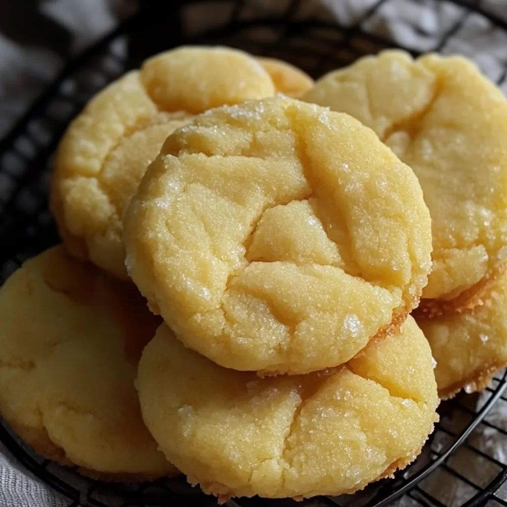 Soft & Chewy Lemon Cookies
