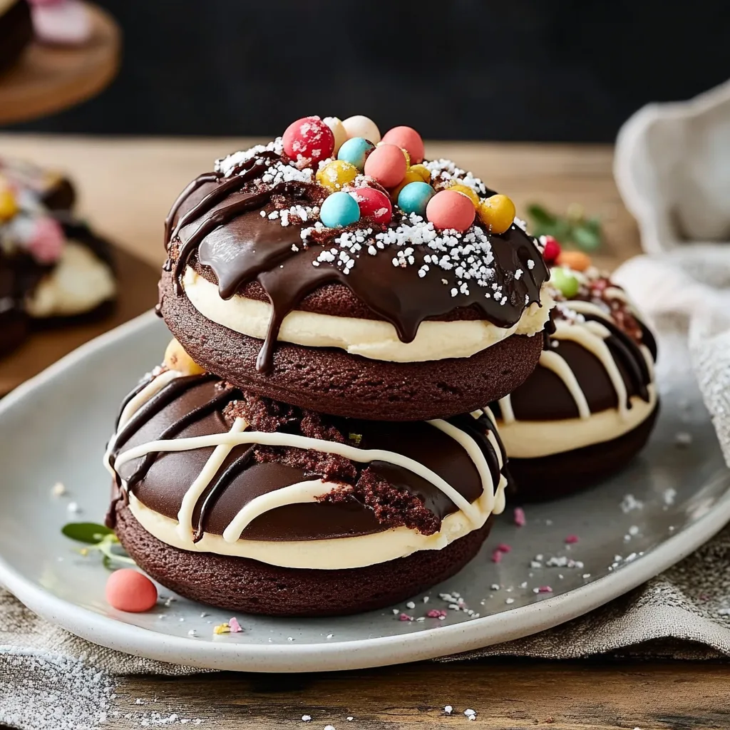 Oster Whoopie Pies liebevoll dekoriert