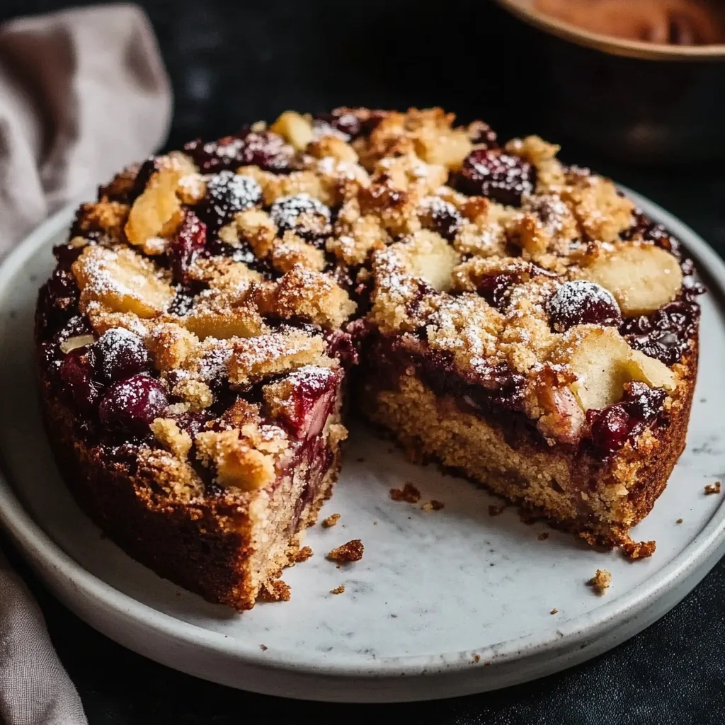 Zwetschgenkuchen mit Rührteig und Streuseln