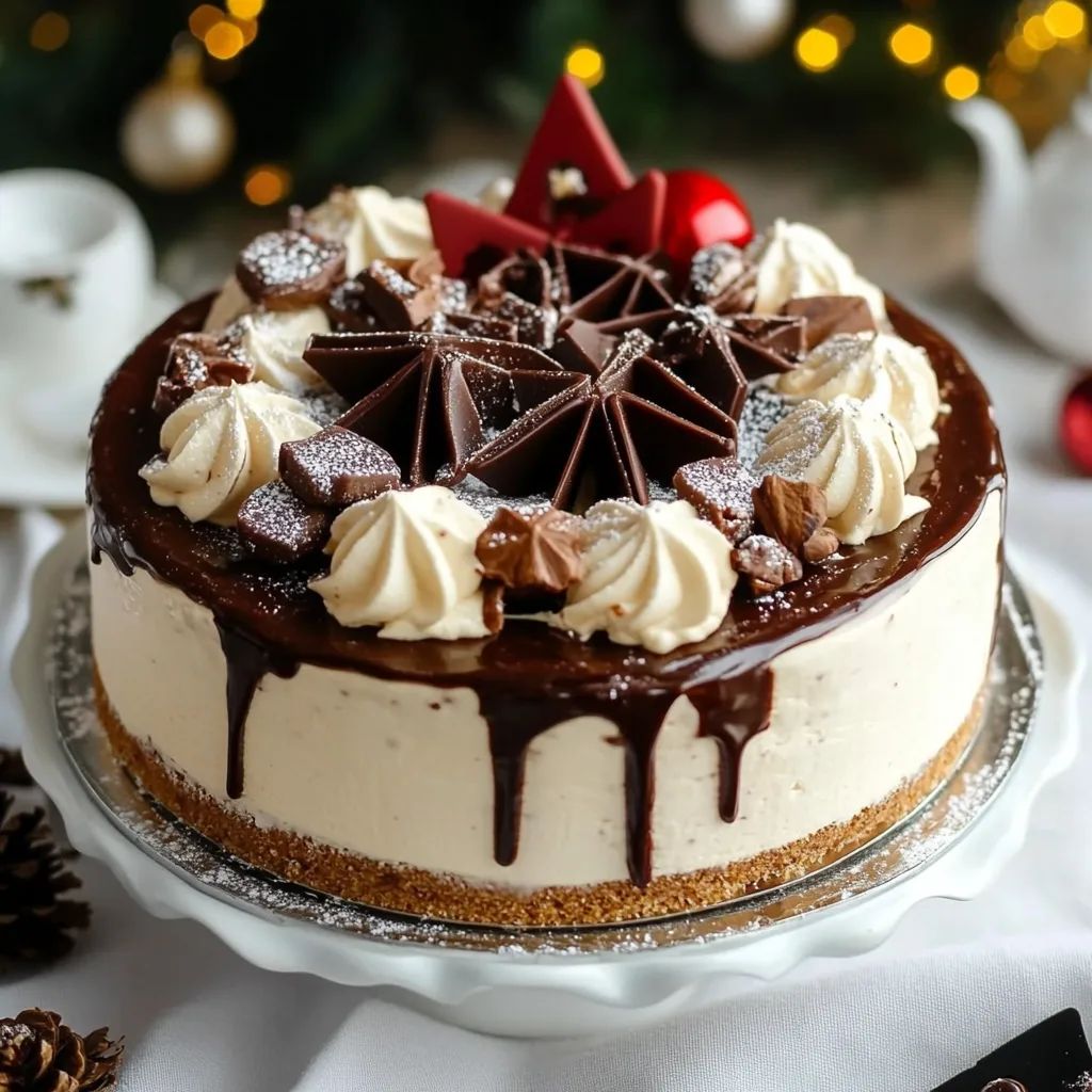 Weihnachtstorte mit Zimtcreme