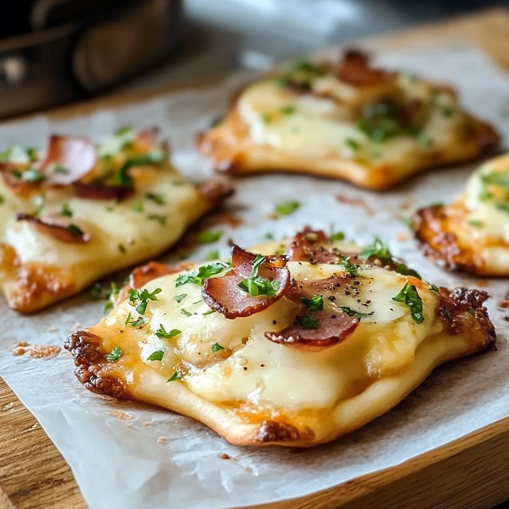 Mini Flammkuchen Sterne