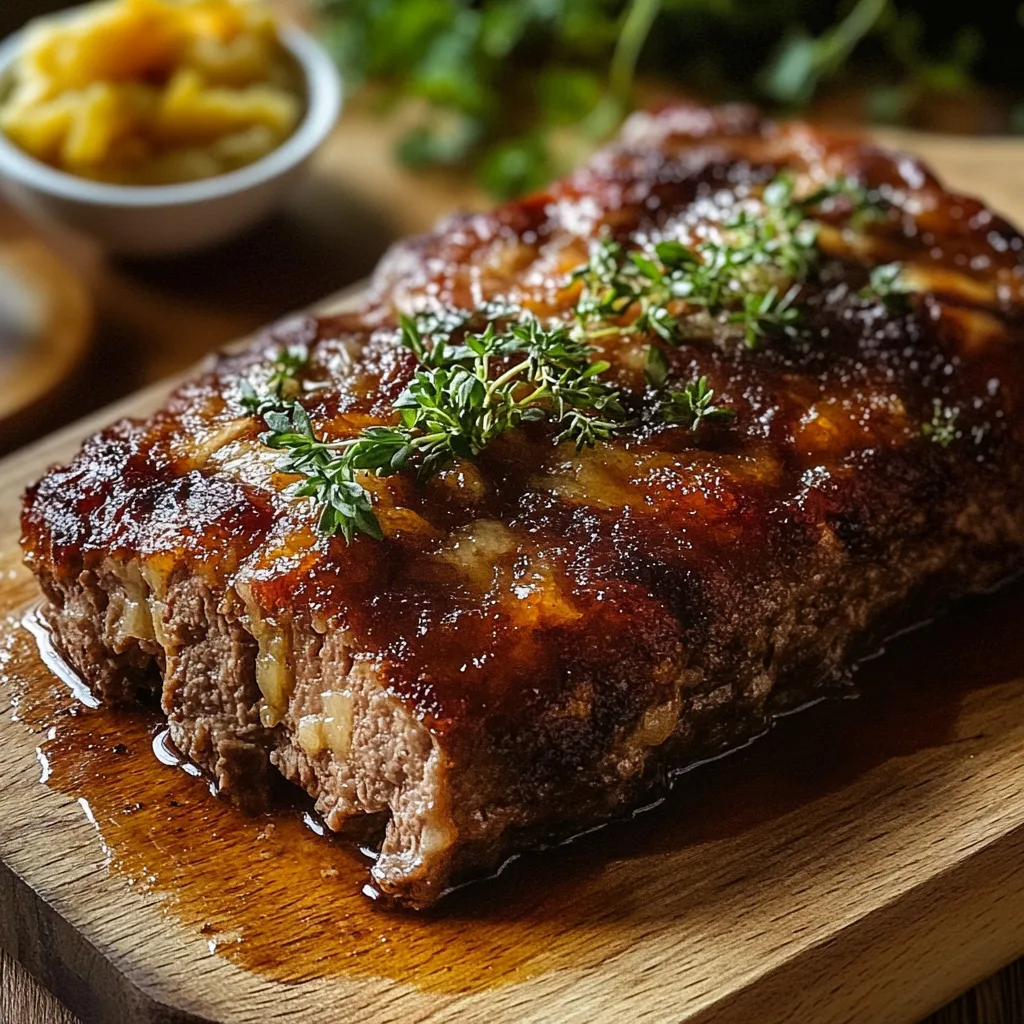 Herzhaft-saftiger Hackbraten aus dem Ofen – klassisch & einfach