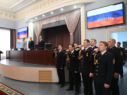 Торжественное собрание в МВД Алтайского края