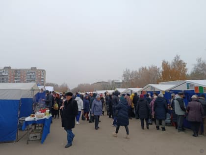 Успех продовольственной ярмарки в Ленинском районе